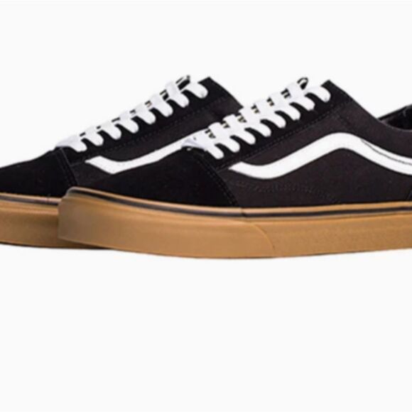 Vans Black and White Sneakers - Picture 3 of 11